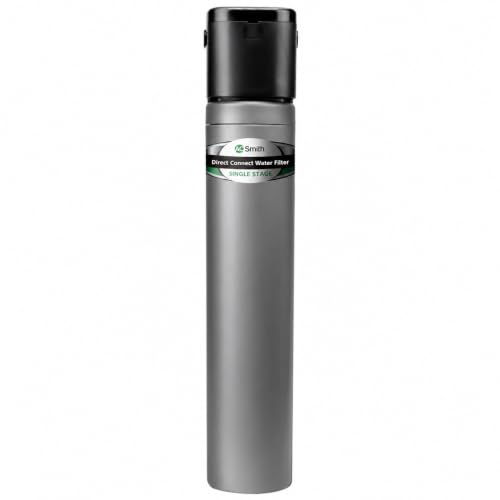 Image of AO Smith Water Filter for Sink Faucet - Basic Direct Connect Under Sink Water Filter System - Carbon Block Filter Reduces Up to 99% of 9 Harmful Contaminants - AO-MF