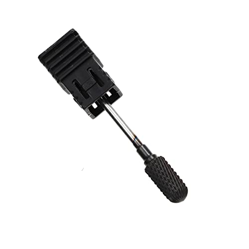 Beaupretty pulidor de uñas brocas para uñas cortaúñas broca para clavos de doble cabeza gel acrilico para uñas pintauñas gel herramientas de arte de uñas broca de manicura Acero de tungsteno