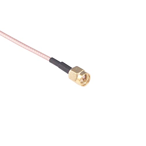 RFaha 2pcs SMA Male to N Type Female RF Coax Adapter 20cm 8in SMA to N Coaxial Connector Wire(F132-2)
