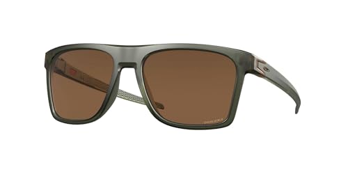 Image of Oakley Sunglasses for Men - OO9100 Leffingwell Rectangular Sunglasses PRIZM Lenses
