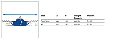 Invacare Reliant Stand Assist Standing Sling for Patient Lifts, Solid Fabric, One-Size, R130