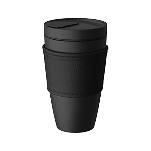 Villeroy & Boch Manufacture Rock Coffee To Go mug, Premium Porcelain, 350 ml, matt black Cover