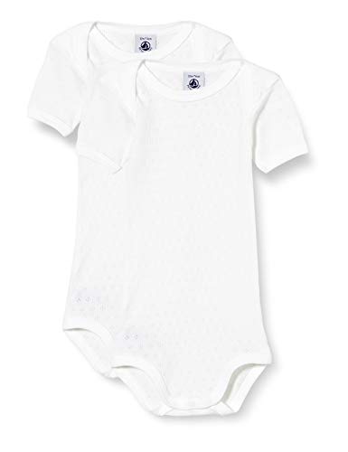 Petit Bateau Unisex Baby 5421700 Kleinkind-Unterwäscheset, Weiß weiß, 3 Monate