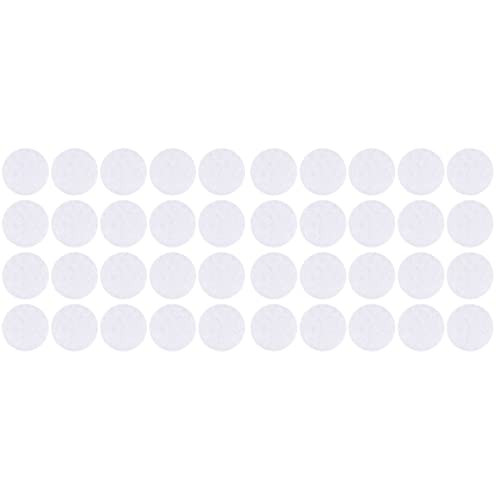 KALLORY 2sets Quality Cotton Facial Vacuum Filters Round Filter Replacements Beauty Machine Accessory Safe Odorless 2packs*2