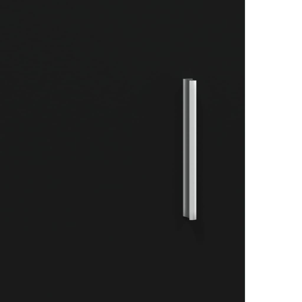 vidaXL Supporto per Acquario 121x41x58 cm in Legno Multistrato Nero