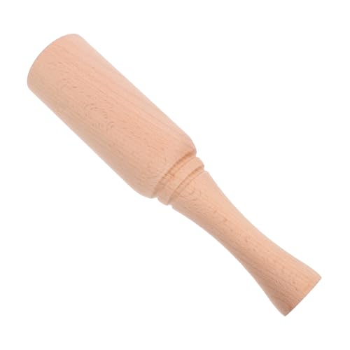 KICHOUSE Maillet En Bois De Hêtre Pour Travail Du Cuir Et Bois, Outil Polyvalent, Petit Marteau à Main, Finition Lisse, Compact Et Robuste, Usage Artisanal, Lot Unique