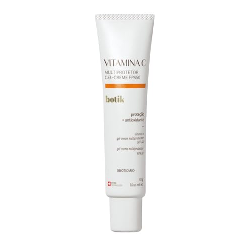 O BOTICARIO BOTIK VITAMINA C MULTIPROTETOR GEL CREME FPS 50 40g