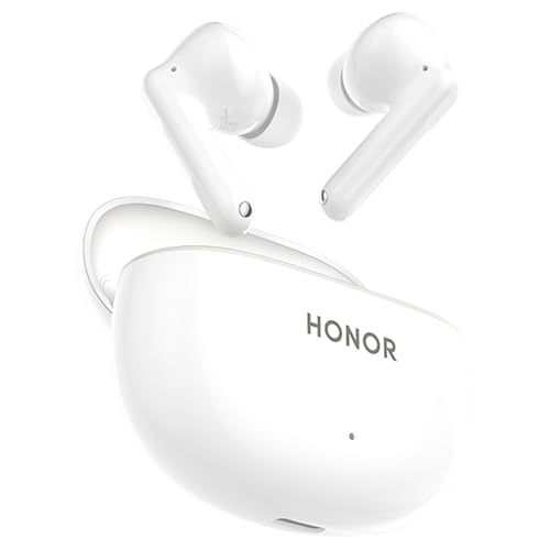 Image of HONOR Earbuds X10 Lite Wireless Earbuds with ANC, 12.4mm Dynamic Driver, 45H Battery Life, AI Call Noise Reduction, IP54 Water Resistant Buds, Bluetooth 5.3, Smart Touch Controls - White