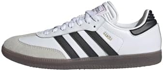 Adidas Unisex-Adult Samba Indoor, White/Black/Vivid Red, 7.5