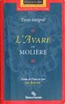 L'avare [Paperback] Molière (étude de l'oeuvre par Luc Bouvier)