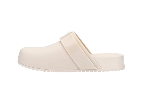 mini melissa Cozy Clog for Kids, Beige, 4