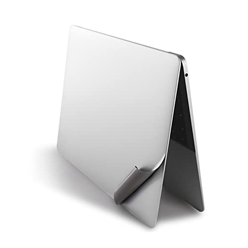 Vfeng Premium 6-In-1 3M Skin Decals Screen Protector For 2016~2022+ Macbook Pro 15 Inch With Touch Bar(Model: A1707/A1990)-Silver #TOP2