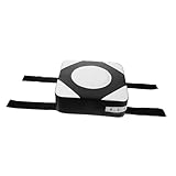 Cabilock Wandmontiertes Box trainingspad Schwarz weiß Dickes Pu schlagpolster Verschleißfest Stoßdämpfend für Kickboxen Taekwondo Karate und Intensives Kampfsporttraining Einfache