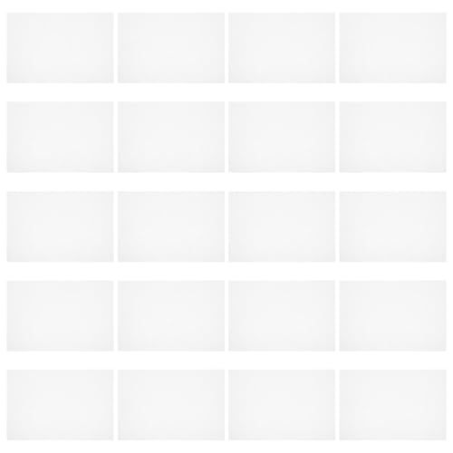 PRETYZOOM Adhesivo Fusible para Patchwork y Prendas, 20 Piezas de Láminas de Pegamento para Tela Fusible, Entretela Ligera para Planchado y Costura