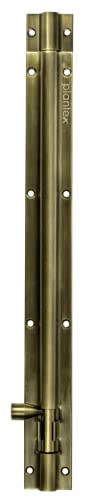 Image of Plantex Stainless Steel 12 inch Tower Bolt /Tower Bolt for Home,Offices Doors and Windows /Tower Bolt for Main Door /Door Latch /Kundi /Chitakini /Door Latch for Windows (Brass Finish, Pack of 4)