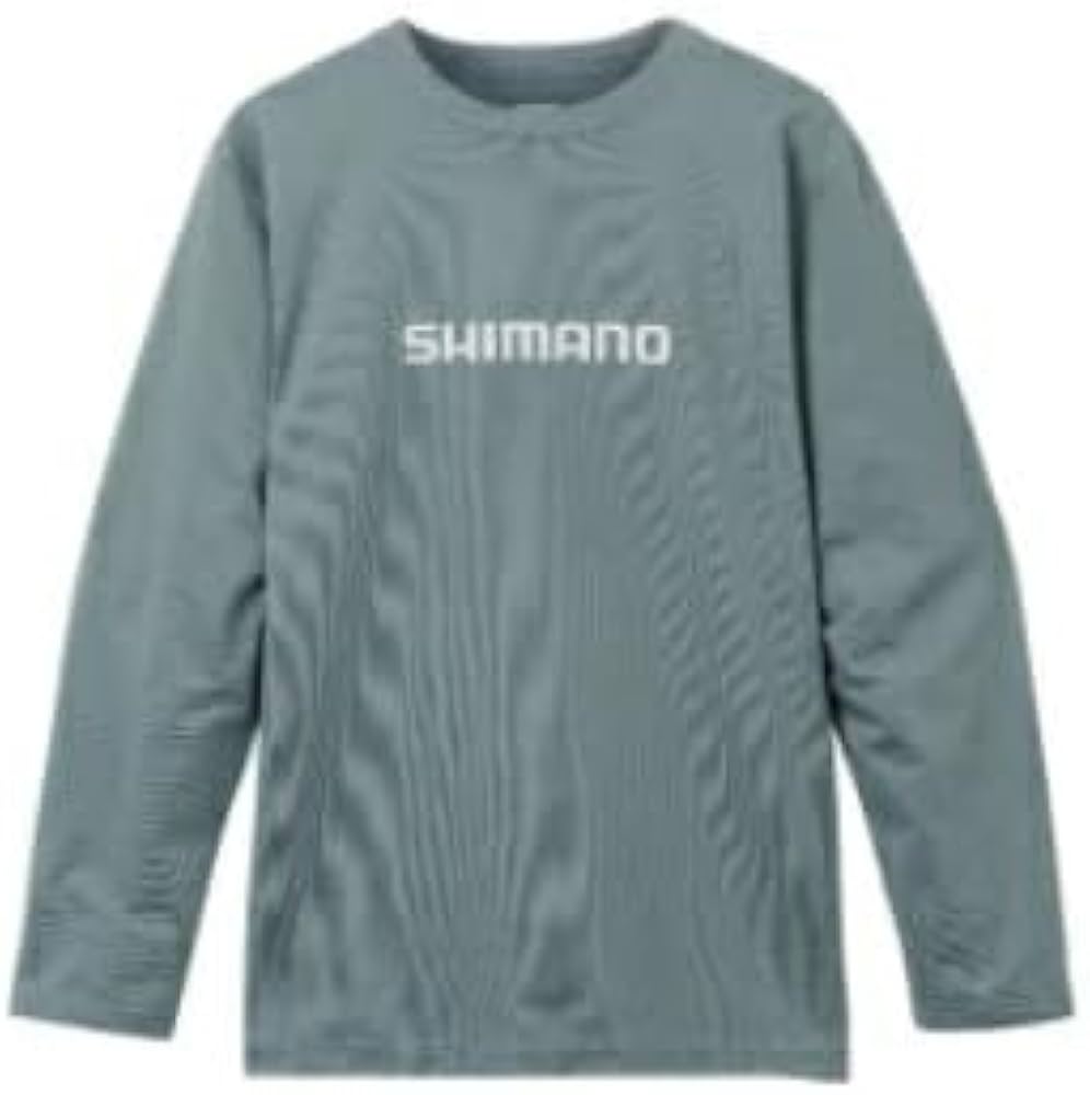 Amazon.co.jp: [シマノ] ドライロゴTシャツ ロングスリーブ ブルー