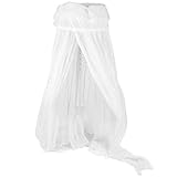 Kisangel Baby Bed Canopy with Adjustable Clip on Stand Princess Girls Fairy Dream Tent Nursery Room