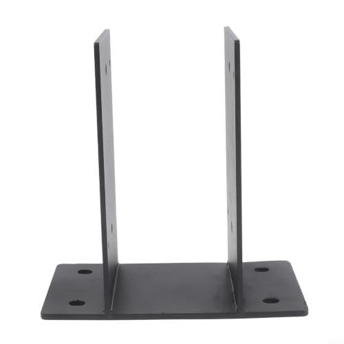 Soporte robusto para postes de valla 4x4 en acero estructural 8