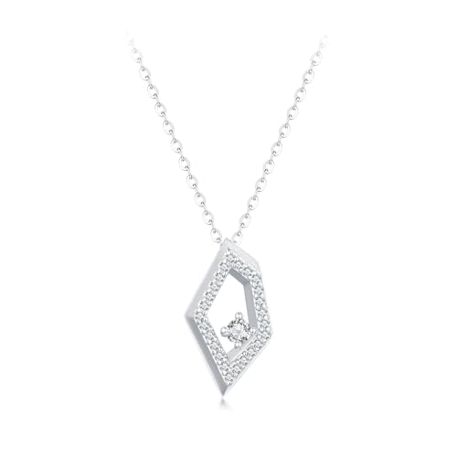 Collier géométrique acier inoxydable le cadeau idéal mixte pour faire plaisir