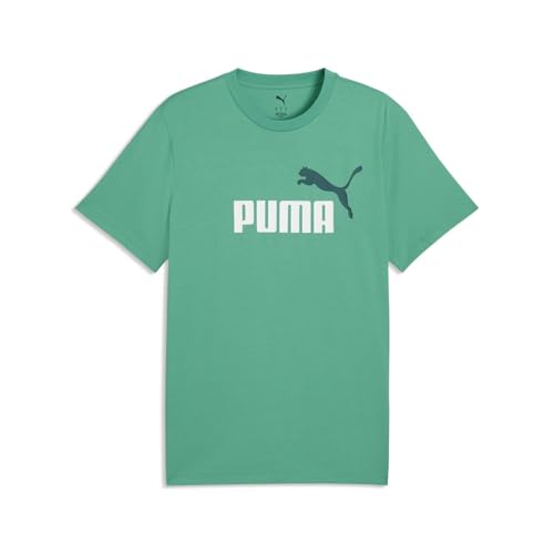 [プーマ] 68768140_ESS 2 COLOR No. 1 Logo Tシャツ_ビブラント グリーン_L