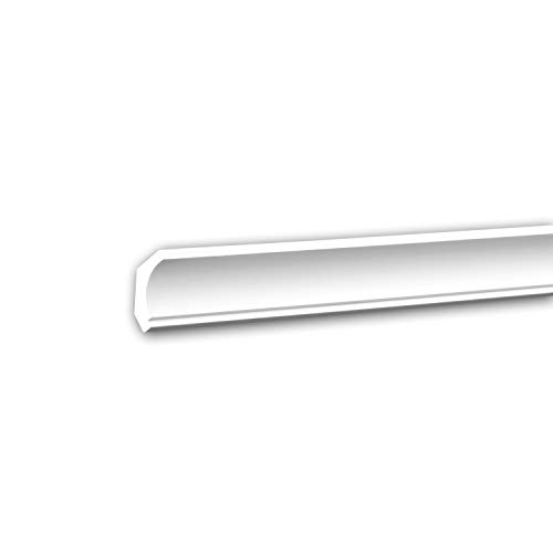 Corniche flexible 150157F étanche en polyuréthane de 200 cm pour angles et murs arrondis