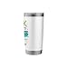 Rock The Test Don't Stress Just Do Your Best Teacher Testing Stainless Steel Insulated Tumbler
