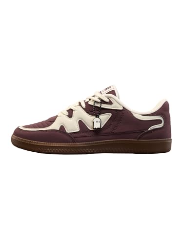 Image of The Souled Store Kanso V2: Emerald Women and Girls Low Top Sneakers | Green & Off-White Retro Trainer with Premium Suede, Durable Gum Outsole & Padded Ankle Support