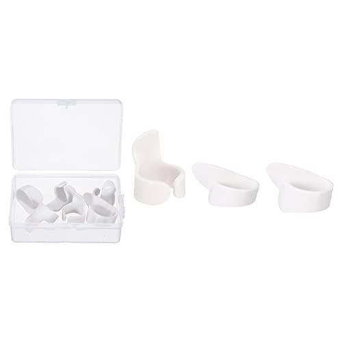 sourcing map Guitare Doigt Médiators Pouce Médiator L M Dimension Blanc avec Boîte pour Guitare Paquet de 6 - Les Beatles, Paul McCartney, John Lennon, RIngo Starr, George Harrison sourcing map Guitare Doigt Médiators Pouce Médiator L M Dimension Blanc avec Boîte pour Guitare Paquet de 6