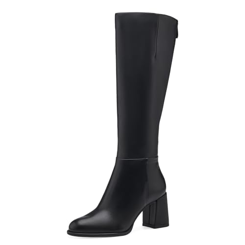 Tamaris Damen Stiefel Leder schwarz 40