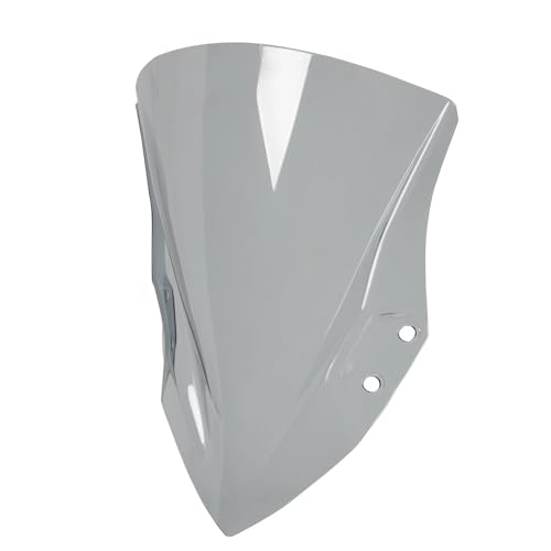 Windschild Motorrad Für Kawasaki Für Ninja 400 250 2018-2023 Für Ninja400 Für Ninja250 Windschutzscheibe Windschutz Motorrad Wind Bildschirm Schild Deflektor Zubehör Moto Windschild(Light Smoke)