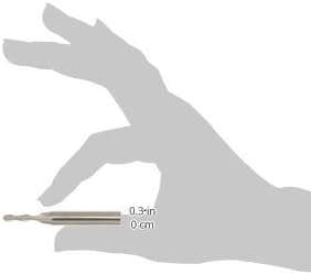 Yonico 34210-SC 1/8-Inch Dia. 2 Flute Ball Nose Spiral End Mill CNC Router Bit 1/4-Inch Shank, 1/4 Inch - Image 4