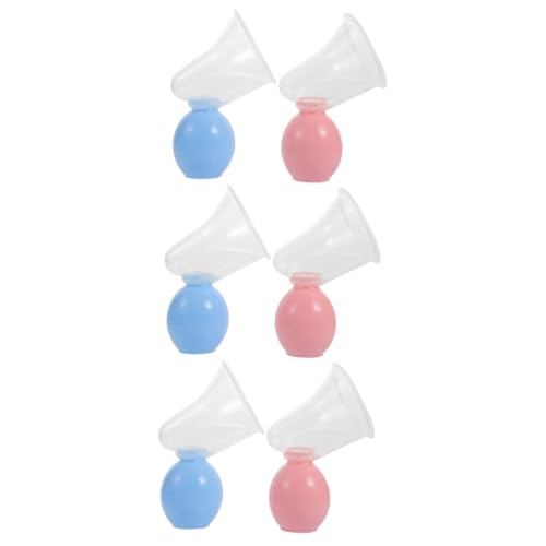 Yardwe 6 Juegos Lactante Leche Sencilla Lactancia Amamantamiento Suministros De Lactancia Lechón De Lactancia Bomba De Leche Recolector De Leche Gel De Sílice Blue
