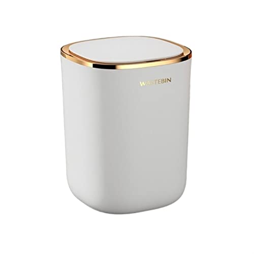 Cubo de basura con sensor inteligente de 12L resistente al agua para baño y cocina con tapa