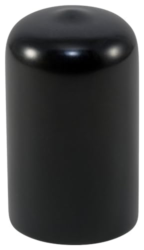 Caplugs VC-2375-24 VC Series – Plastic Round Cap 60 Pack, Black Vinyl, 2.375