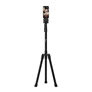 Pivo Tripod Compact Lightweight Easy to Carry Aluminum Stand Extendable up to 160 cm (5.2 inch) with Universal 1/4