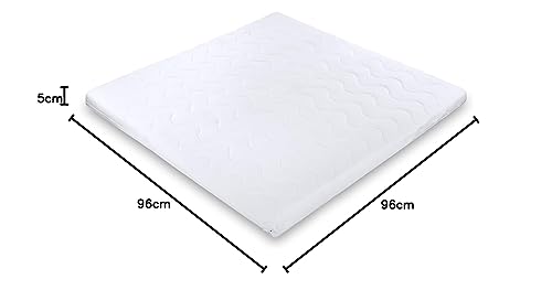 Laufstalleinlage 100x100 cm - Laufstall Laufgitter Baby Matratze Laufstallmatratze Laufgittereinlage aus Schaumstoff für Kinder Babymatratze Spielmatratze Oeko-Tex 100 x 100