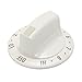 316208114 Range Surface Burner Knob Genuine Original Equipment Manufacturer (OEM) Part Bisque