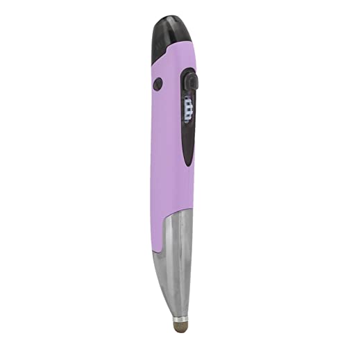 Lápiz ratón inalámbrico 2.4G ergonómico y recargable para PC color púrpura