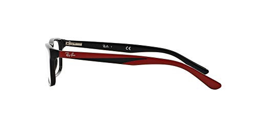 Image of Ray-Ban Unisex Clear Lens Rectangle Frames - 0RX5337I