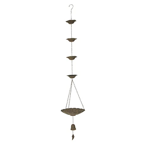 Clochette décorative en métal rouillé haut de gamme Things2Die4 135 cm - 2