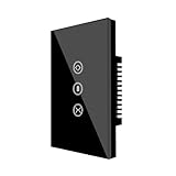 Interruttore per tende intelligente WiFi (Nero)