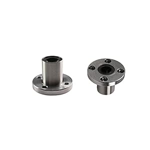 Othmro LMF12UU Linearkugellager mit Flansch, 2 Stück