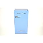 Frigidaire Retro Compact Fridge with Chiller, 3.2 cu ft Countertop Fridge with Built-In Bottle Opener, Compact Refrigerator for Office, Bedroom, Dorm Room or Cabin - 16.5" D x 19" W x 31" H (Blue) - Image 2