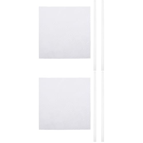 WOONEKY 4 Packs Experimental Triboelectrification Stir Sticks for Cocktails Experimental Supplies Coffee Stir Sticks Electrostatic Friction Cloth Science Experiment Supplies Tool Silk