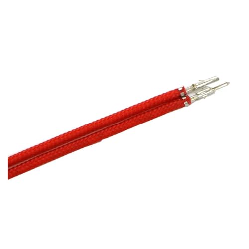 Cavo di estensione alimentazione PSU PC fai da te 40 colori fai da te per cavi con maniche 1007 18AWG 4.2mm aggraffato29cm UV-Red