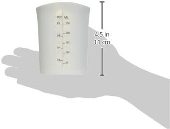 Vaso medidor flexible de silicona Norpro 1 taza miniatura 2