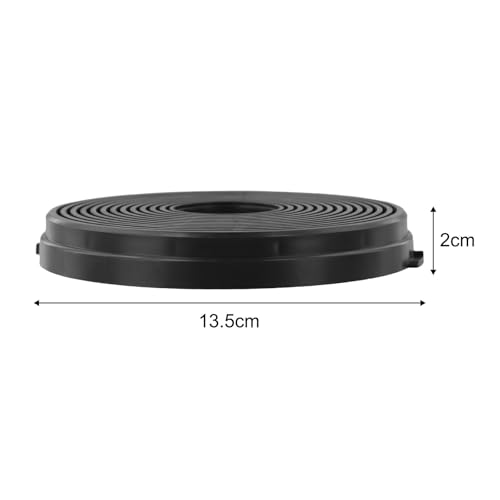 BildeeMait Lot de 2 filtres à charbon actif pour hotte de cuisine, 135 mm x 135 mm x 18 mm, absorbant pour remplacement – vue 3