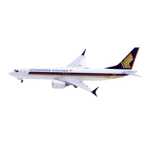B737-8 9V-MBA en escala 1:200 modelo de avión de aleación para colección y decoración 2