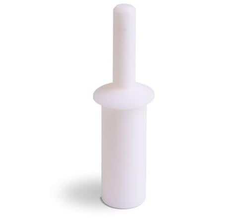 Pestello per tritacarne in polietilene colore Bianco spingi Carne Alimentare (Modello 22)