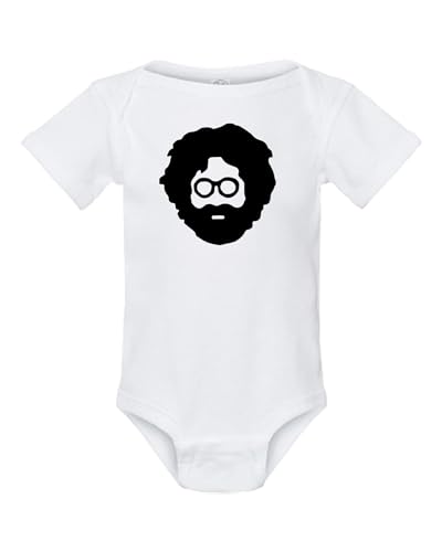 Image of Mari Kyrios Jerry Wavy Gravy Garcia Baby One Piece Grateful Hippie Dead Bodysuit